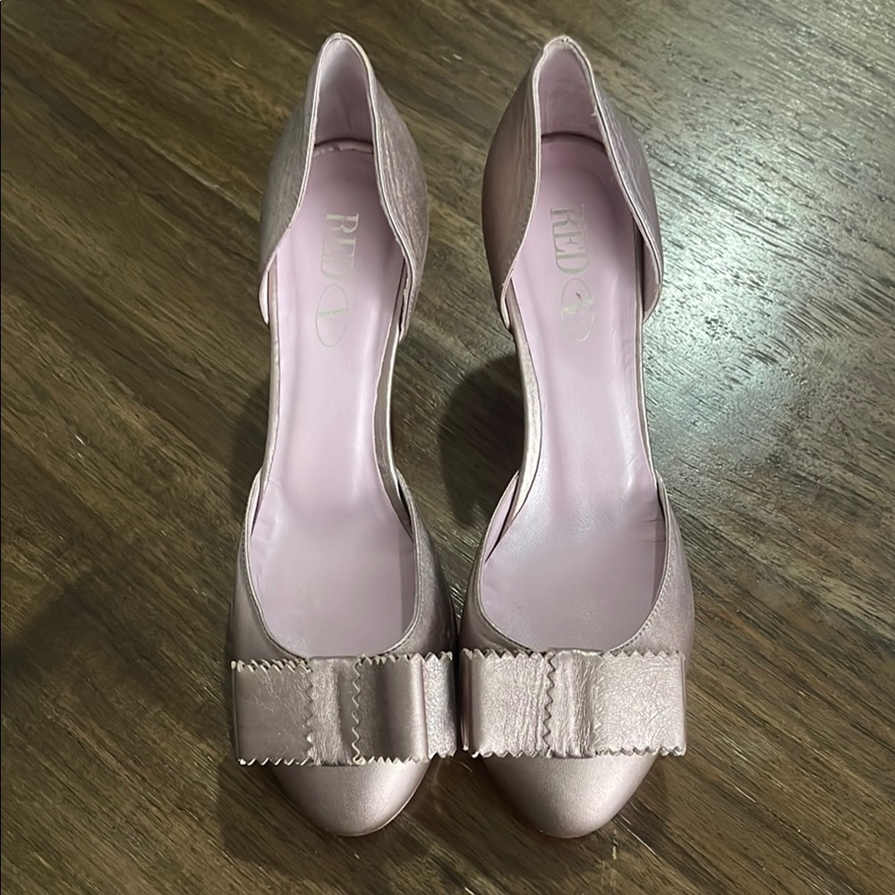 Valentino red  Women's Pink Bow Pumps